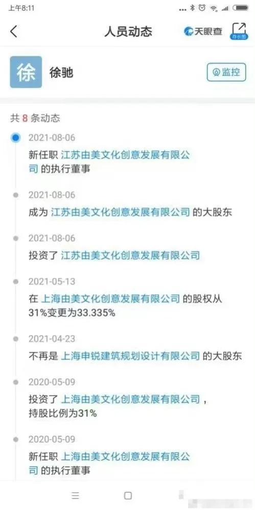 都美竹写手否认开公司 有网友爆料其在吴亦凡出事前后两次注资一家公司