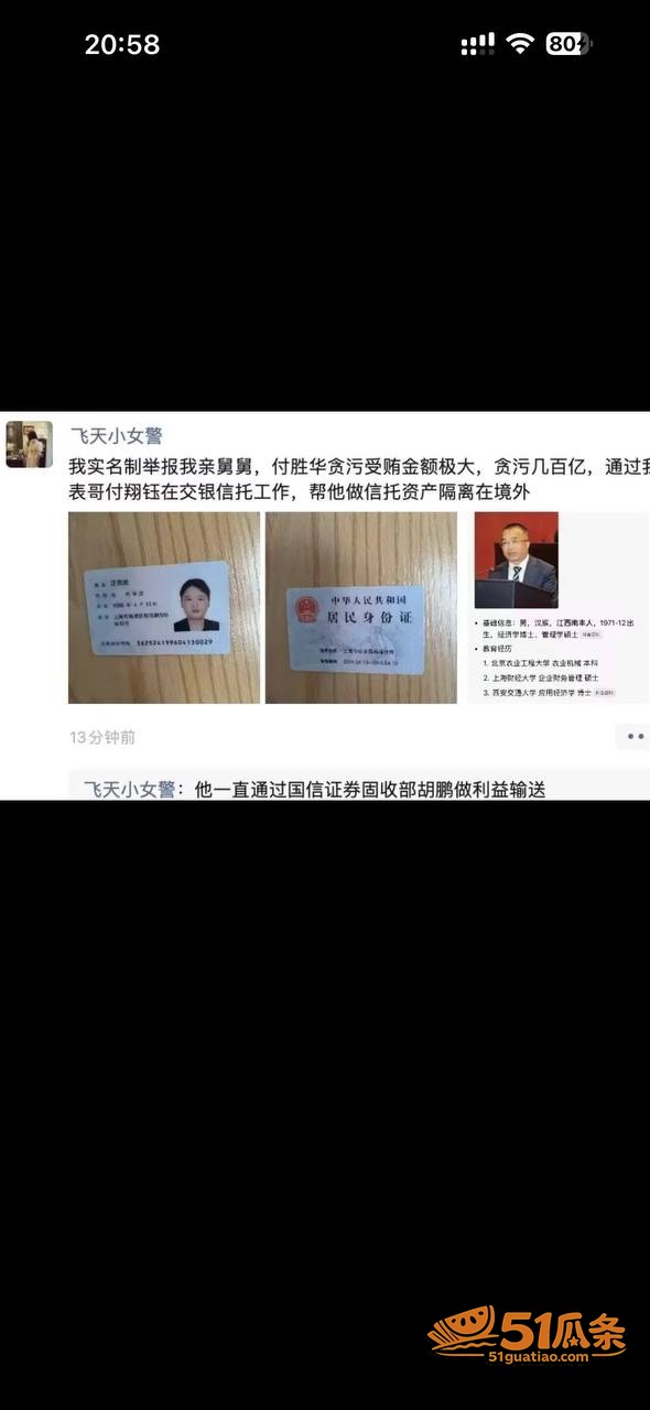 付胜华 侄女实名举报相关图片8