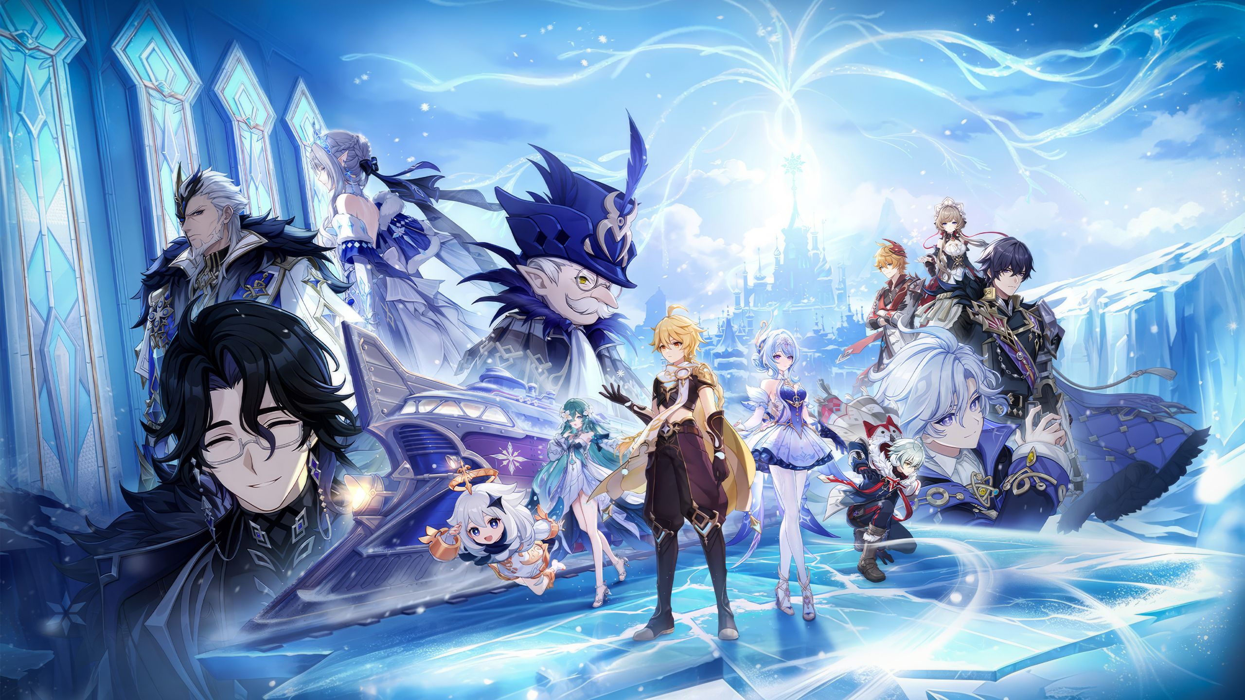 原神7.0版本无神怜爱的雪国剧情合集（更新到主线无神怜爱的雪国，死魂灵的夜曲，奥黛塔，沃雅妮莎，阿罗夏聚所剧情，她的宫殿正坍塌向风雪）