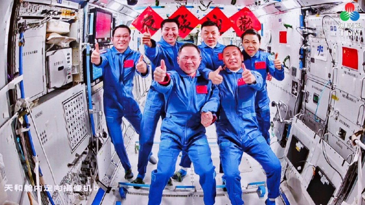 神二十三乘组在轨工作