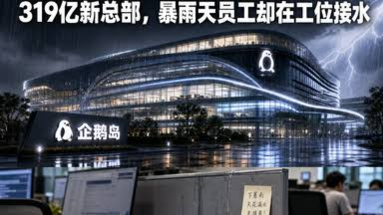 如何看待网传耗资 319 亿的腾讯全球总部「企鹅岛」疑基建翻车，员工疯狂吐槽质量奇差？