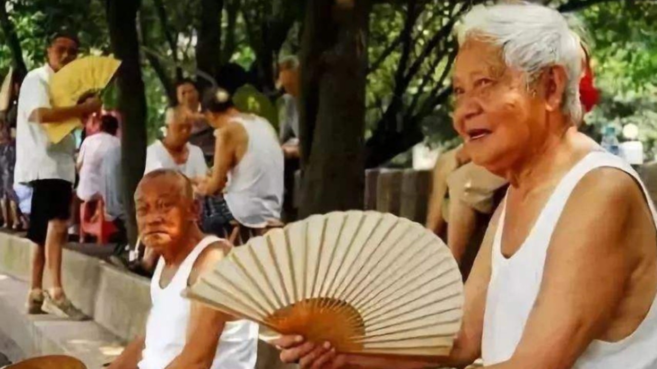 北京大爷版机器人提鸟笼扇扇子
