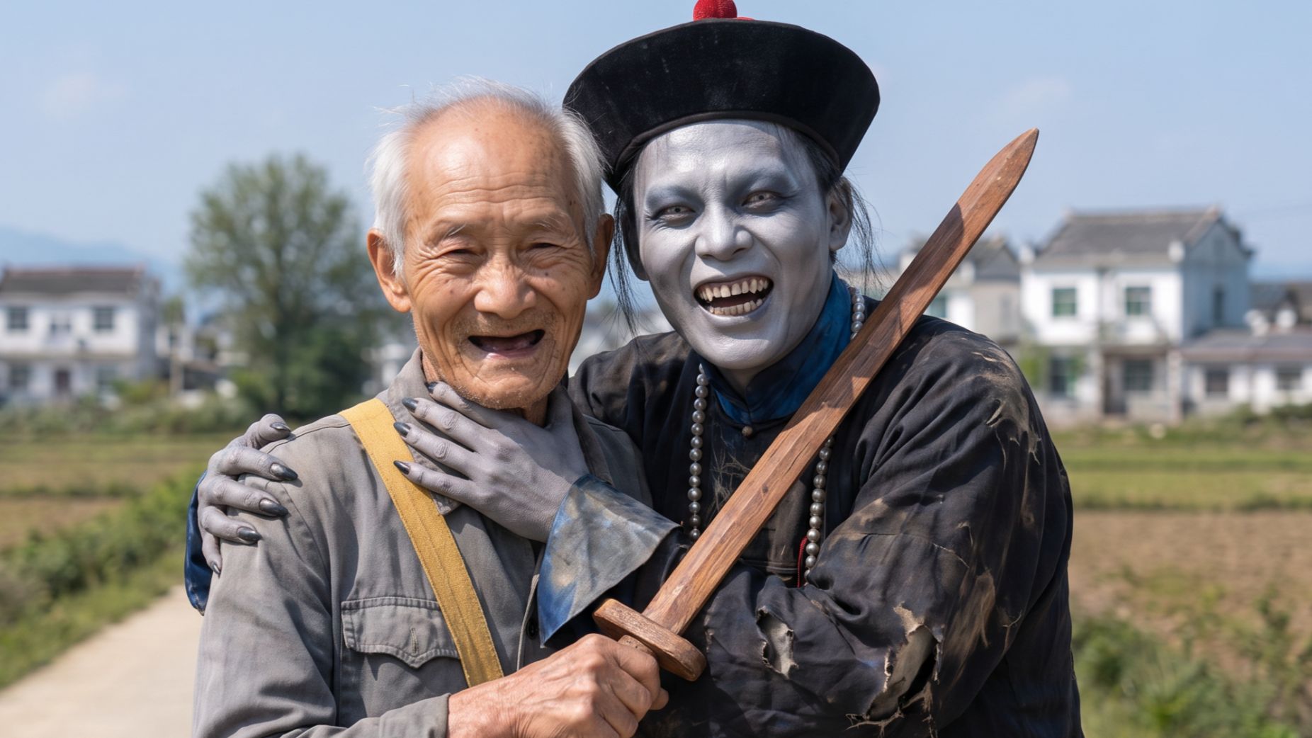 僵 尸 进 村