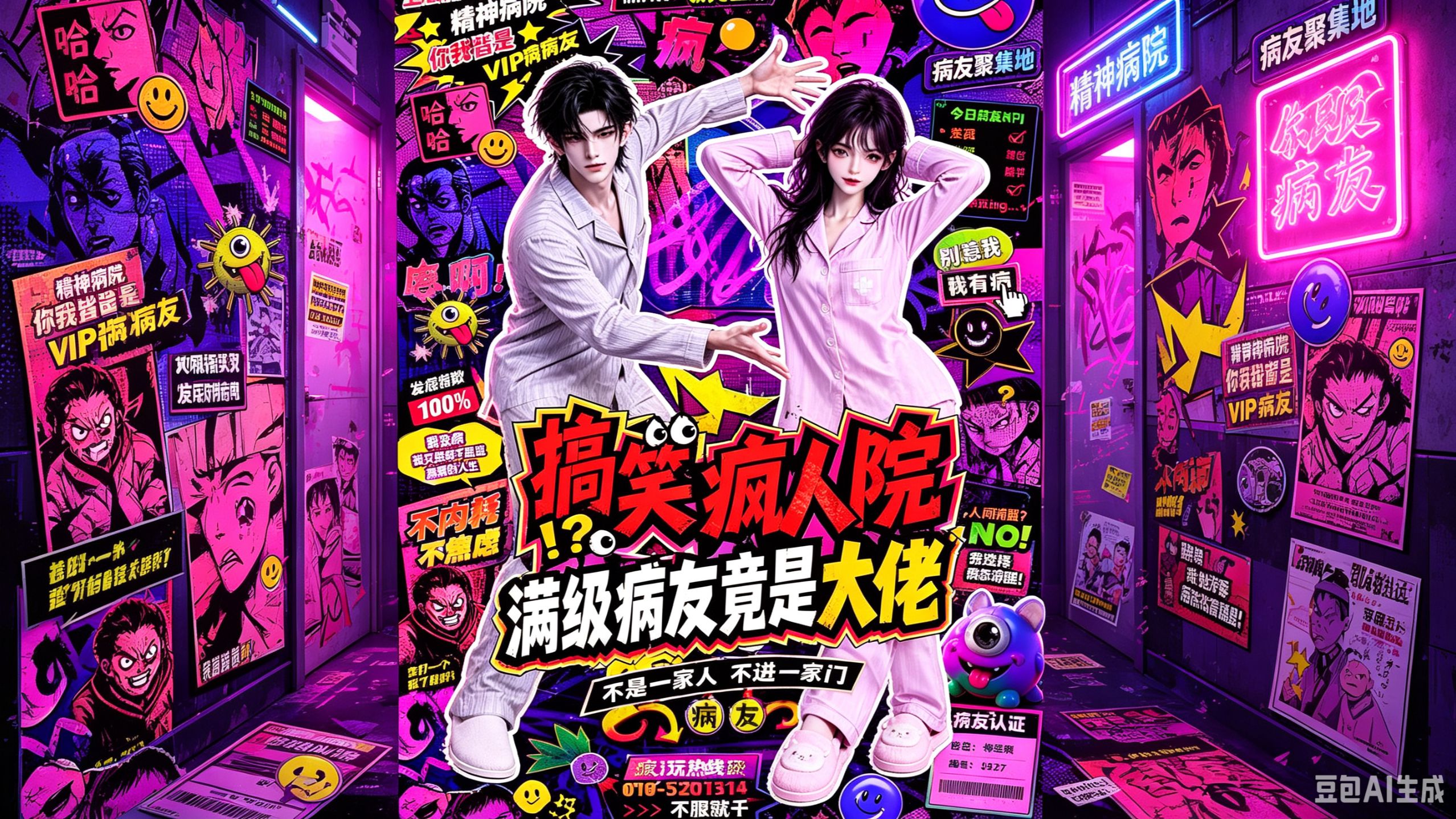 搞笑疯人院：满级病友竟是大佬！大家都有病的时候，楚闻野张口闭口就喊桑九舅舅，桑九也觉得楚闻野是个好孩子，就是脑子不太好。