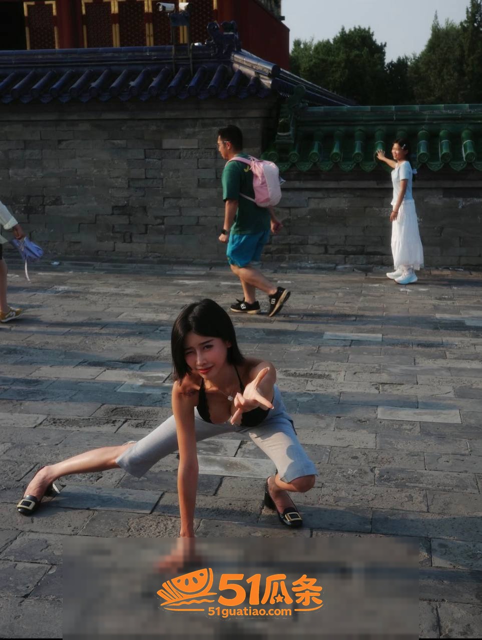 台湾女游客 天坛黑蕾相关图片23