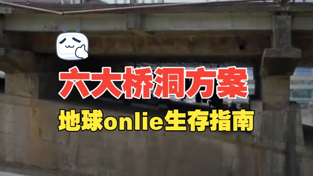 当你的资产缩水到A0层级，挑选优质桥洞的六大方案！