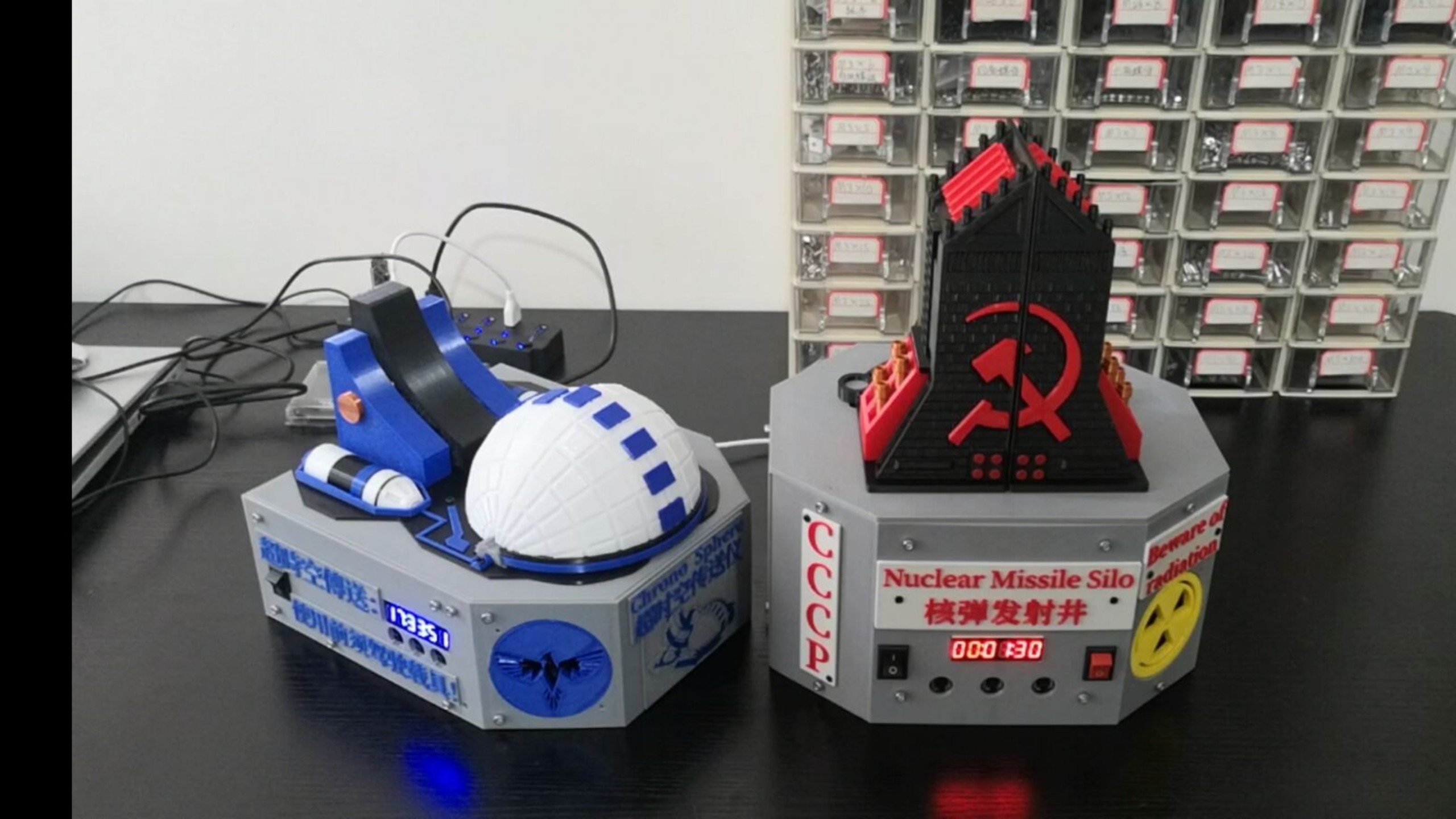 “我从小抽核弹长大的”，抽一个可变形核弹发射井模型