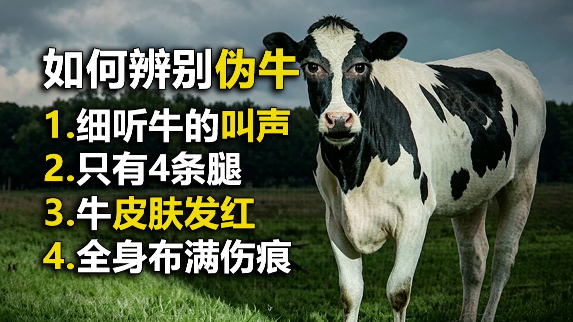 我养的牛里混入了奇怪的东西！找到并击毙它！