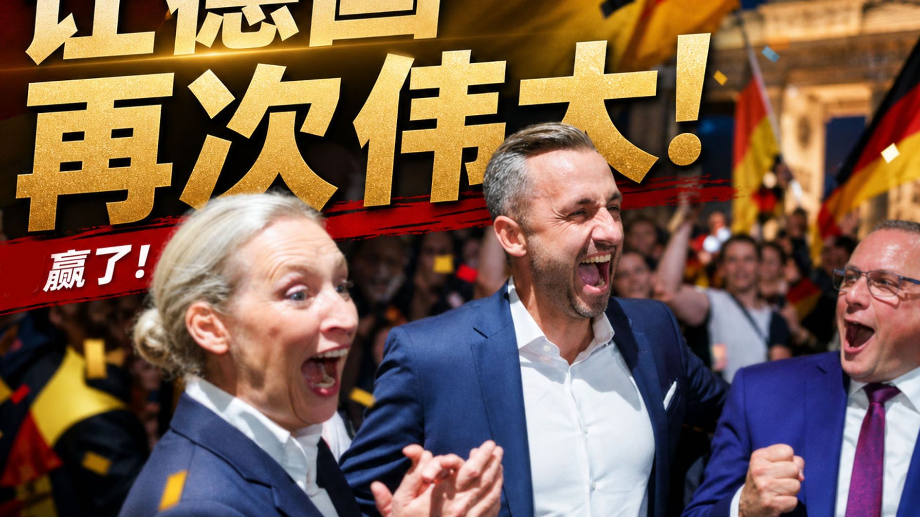 刚刚：德国选择党历史性狂胜 选举结果显示什么？