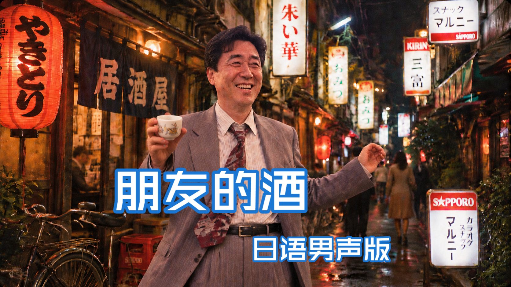 昭和金曲《友の酒》《朋友的酒》日语男声完整版（空城计の小曲）