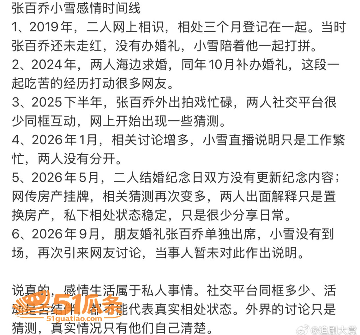 小雪 张百乔 婚变疑相关图片5