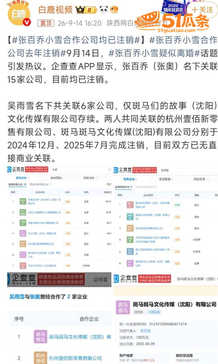 小雪 张百乔 婚变疑相关图片10