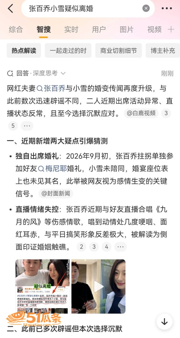 小雪 张百乔 婚变疑相关图片44