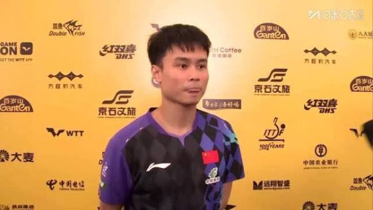 周启豪回应3比0胜张本智和