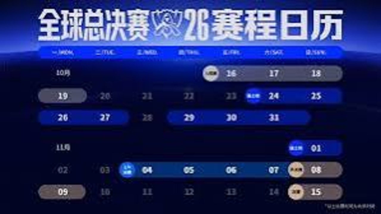 英雄联盟S16入围赛赛程确定