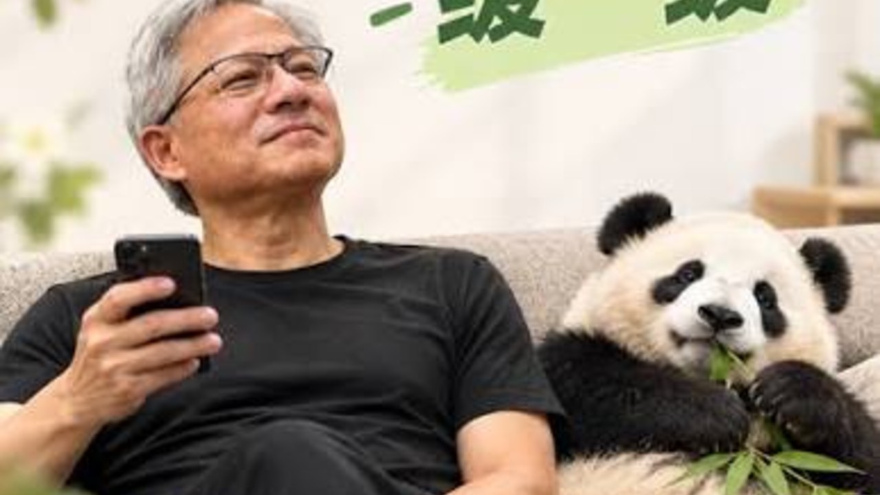 黄仁勋：看完政治得刷熊猫视频缓缓