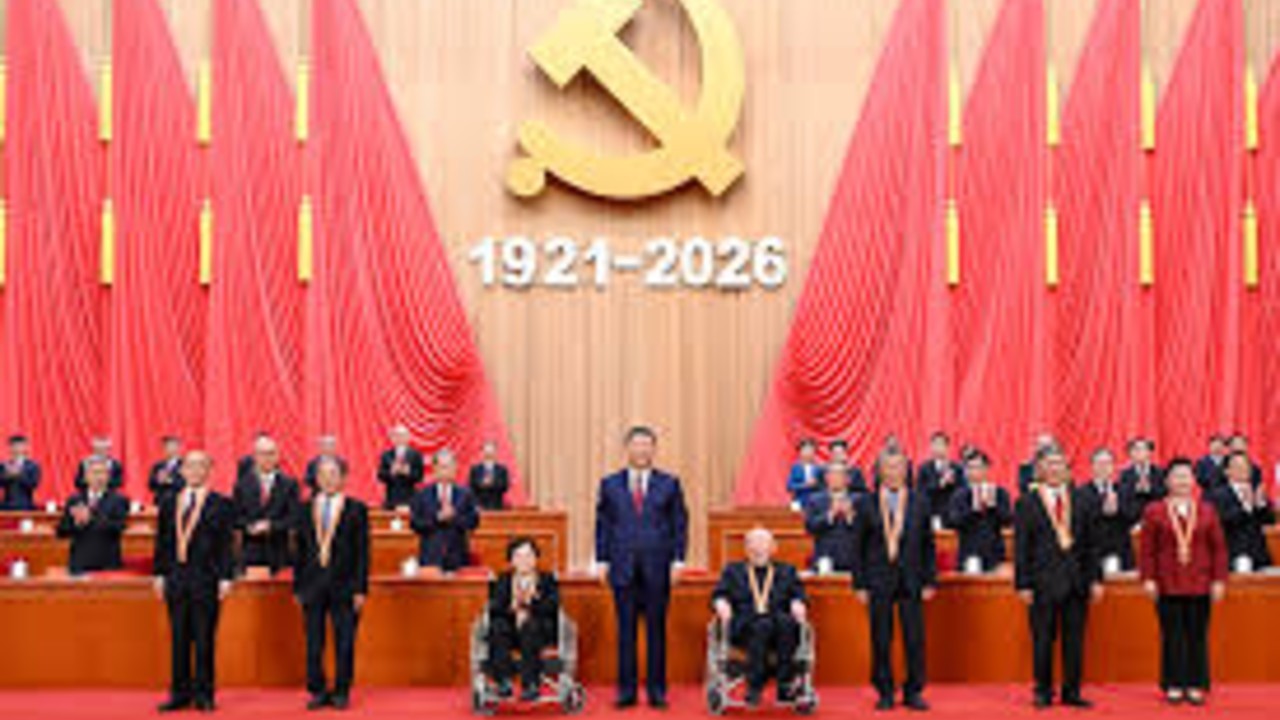 庆祝中国共产党成立105周年大会举行