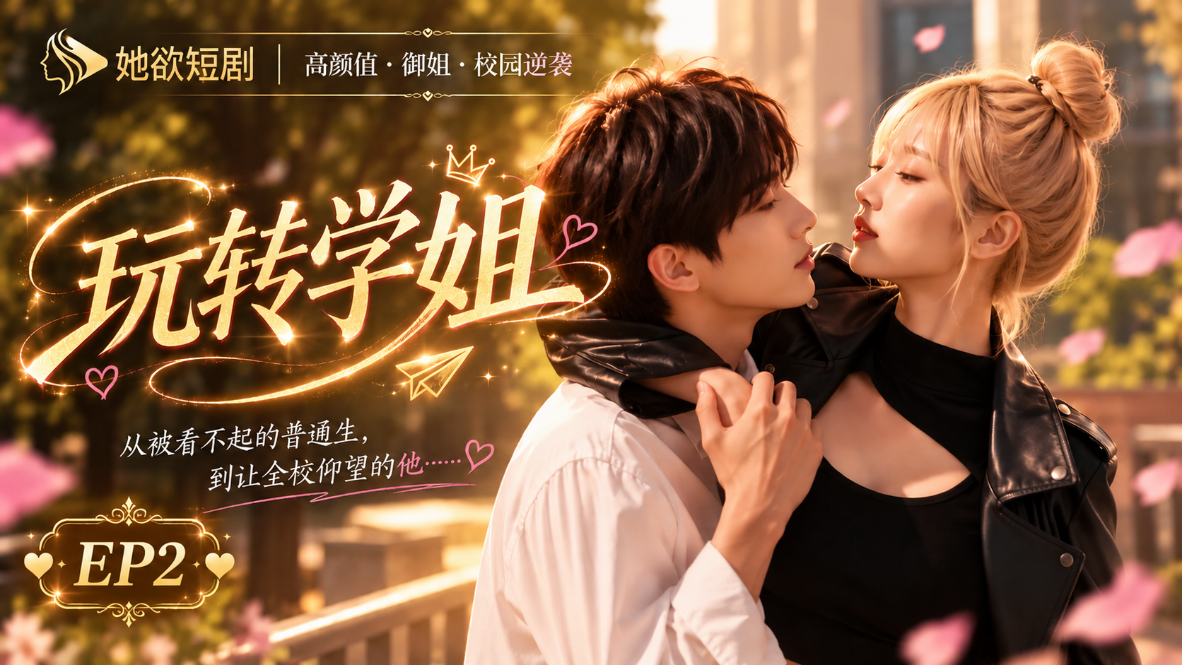 女性向AI短剧《玩转学姐》第2集