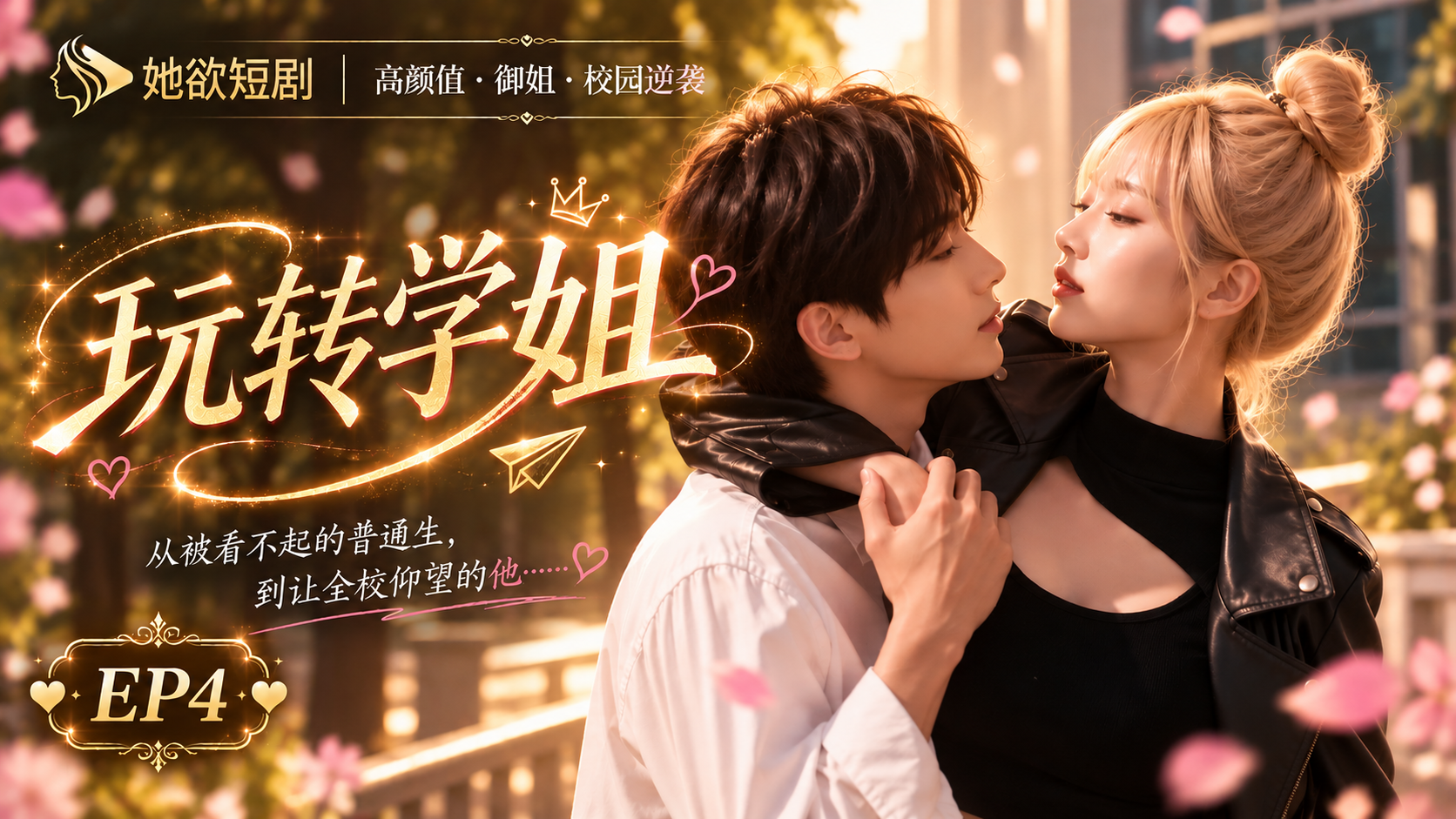 女性向AI短剧《玩转学姐》第4集