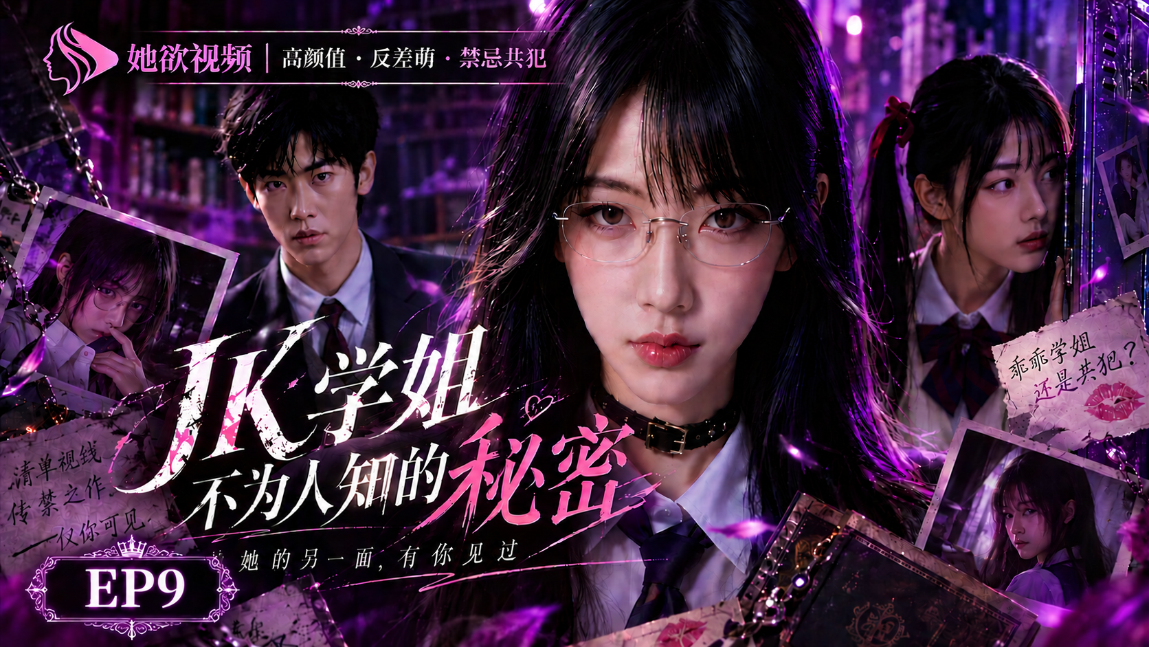 女性向AI短剧《JK学姐不为人知的秘密》第9集