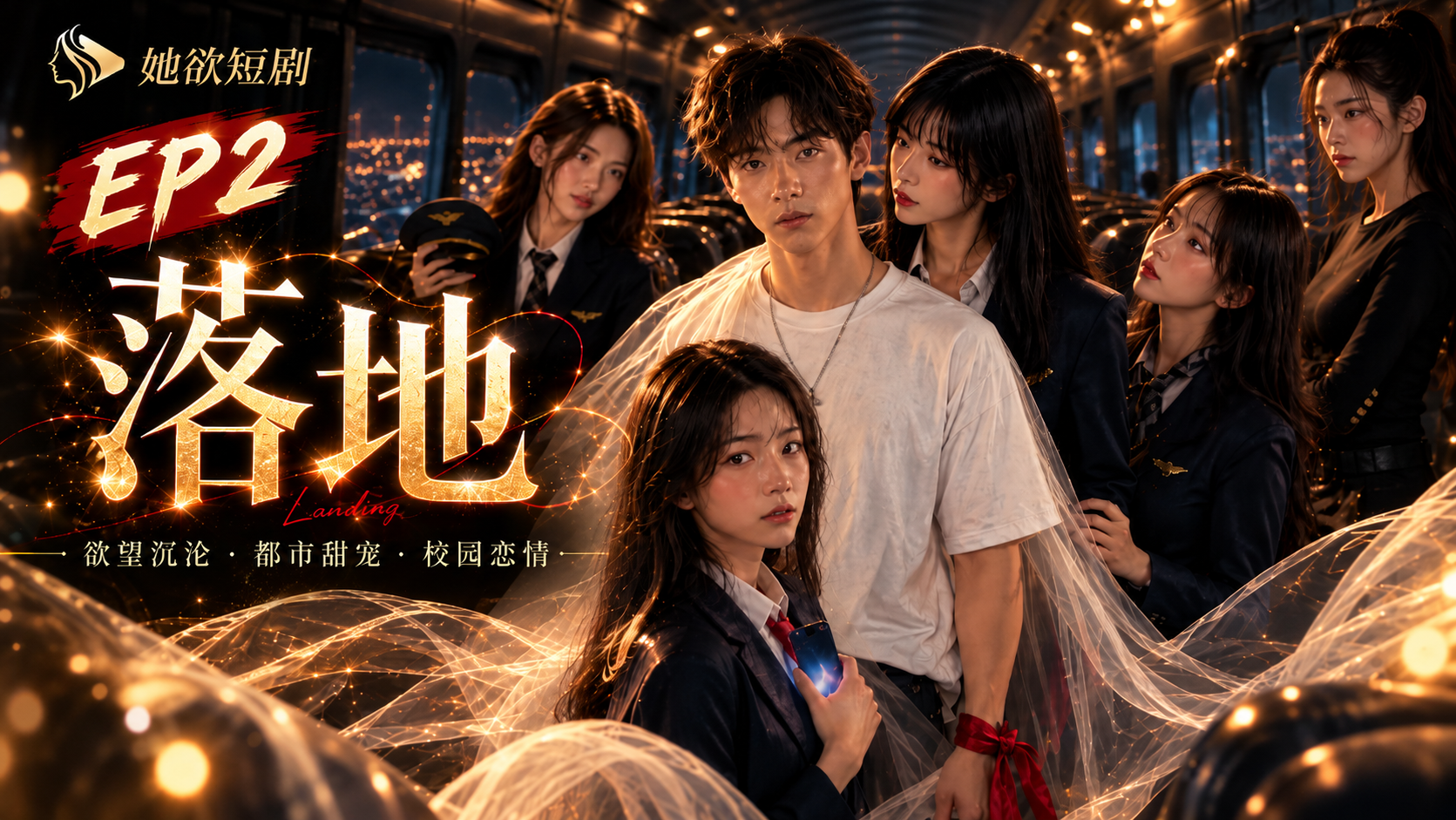 女性向AI短剧《落地》第2集