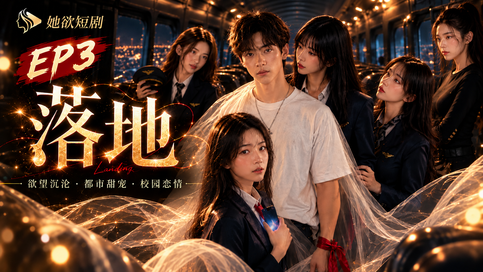 女性向AI短剧《落地》第3集